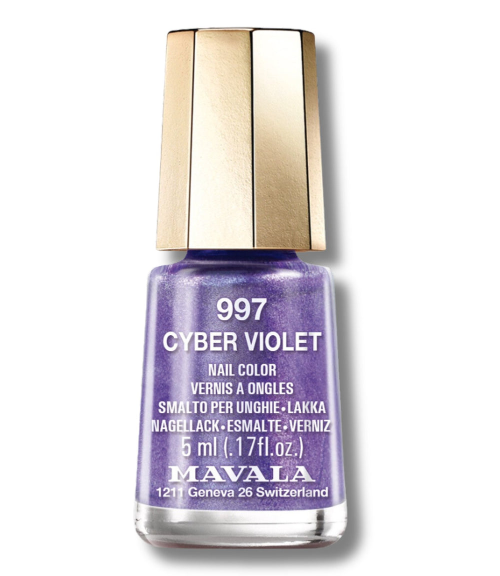 Mini Color Nail Polish - Cyber Violet 5ml