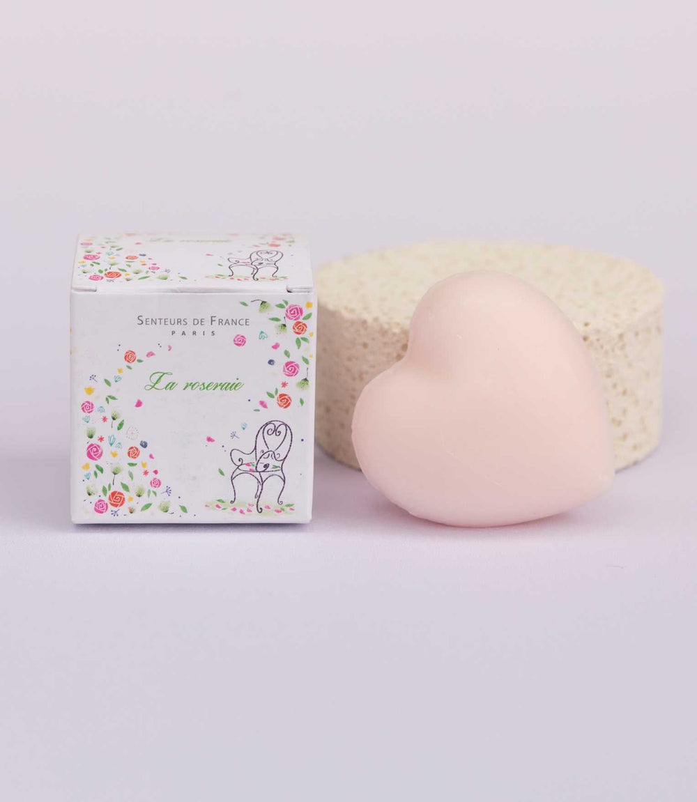 Mini Heart Soap - Roseraie 25g