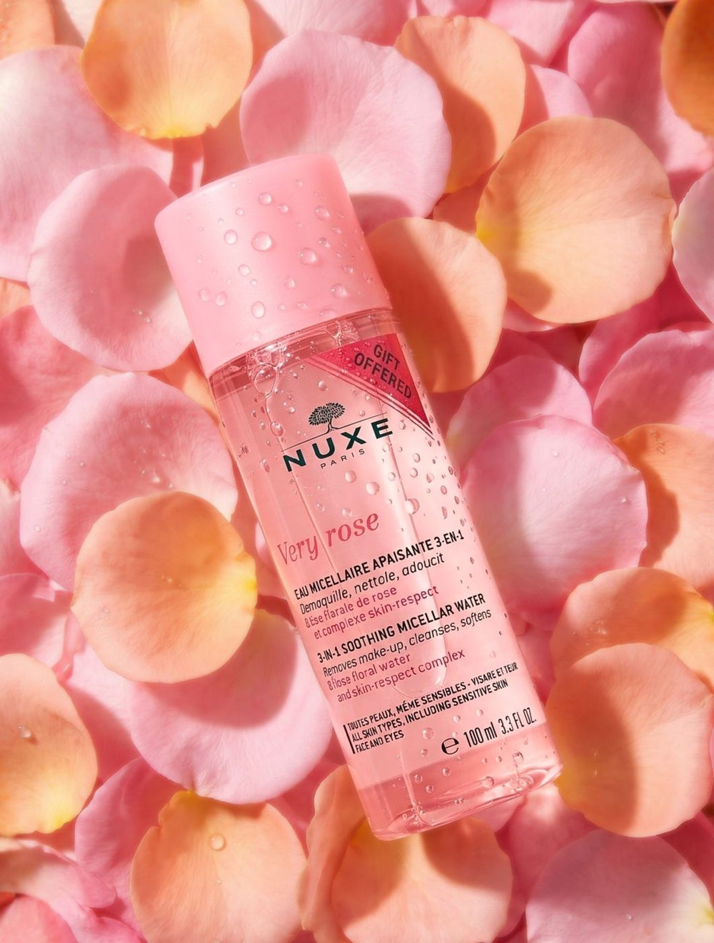 Spend $119 on Nuxe and get a FREE NUXE Very Rose Soothing 3-in-1 Micellar Water 100ml