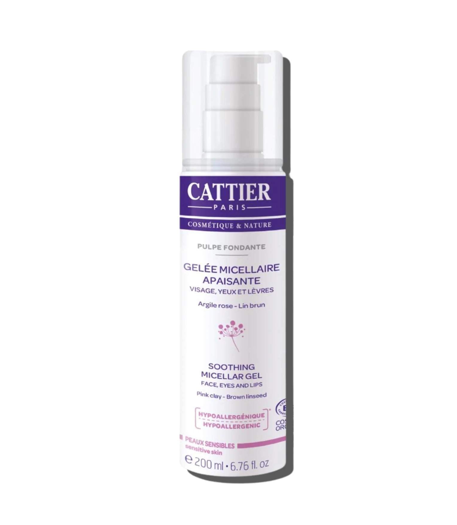 Soothing Micellar Gel for Sensitive Skin 200ml when you spend $89 on Cattier - French Beauty Co.