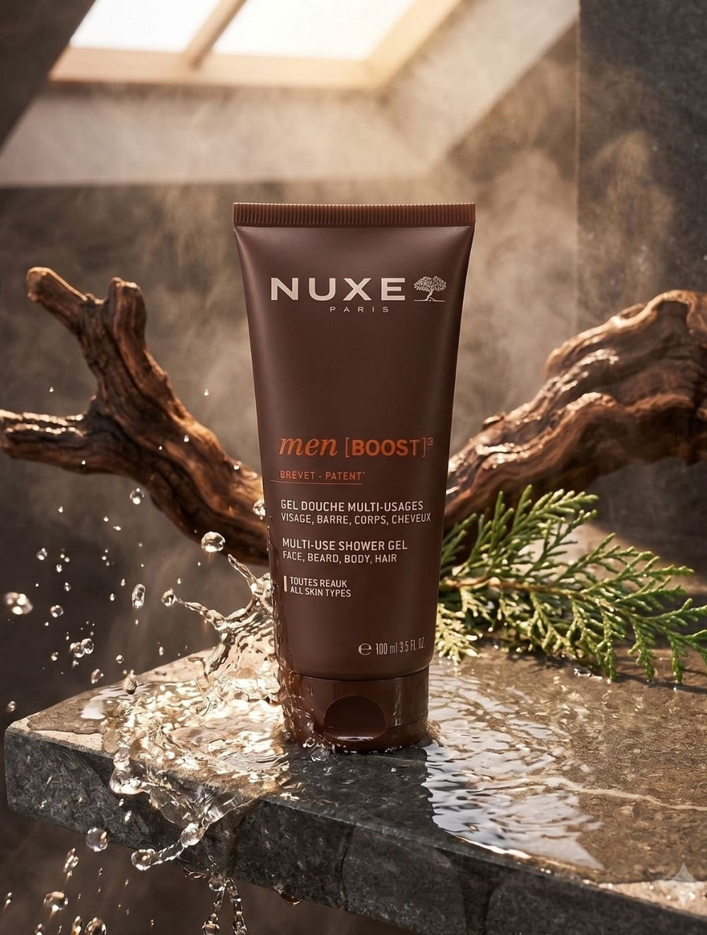 Spend $119 on Nuxe and receive a FREE Men [BOOST]³ Multi-Use Shower Gel 100ml