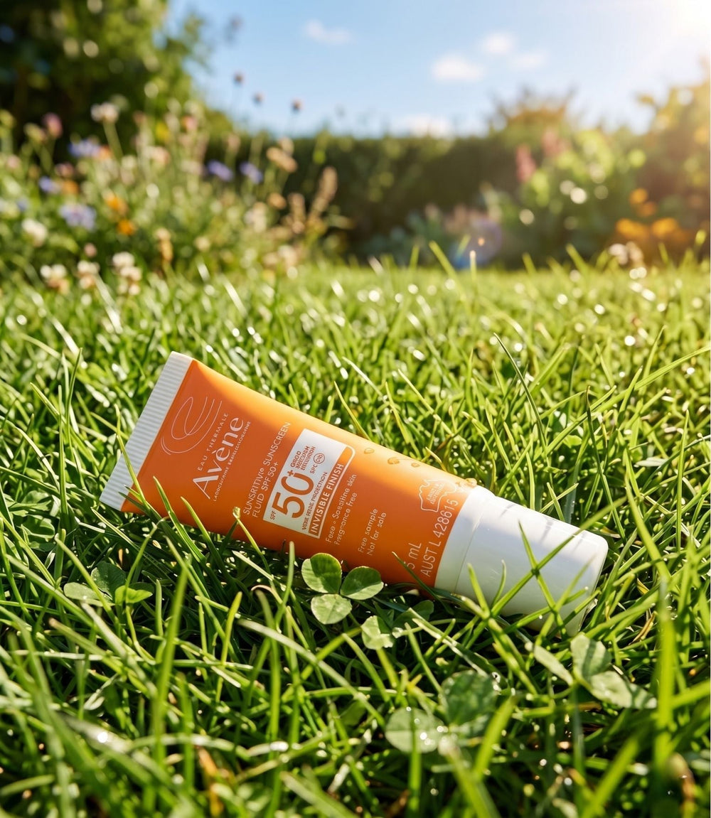 Spend $49 on Avene and receive a FREE AVENE Sunsitive Sunscreen Fluid 5ml