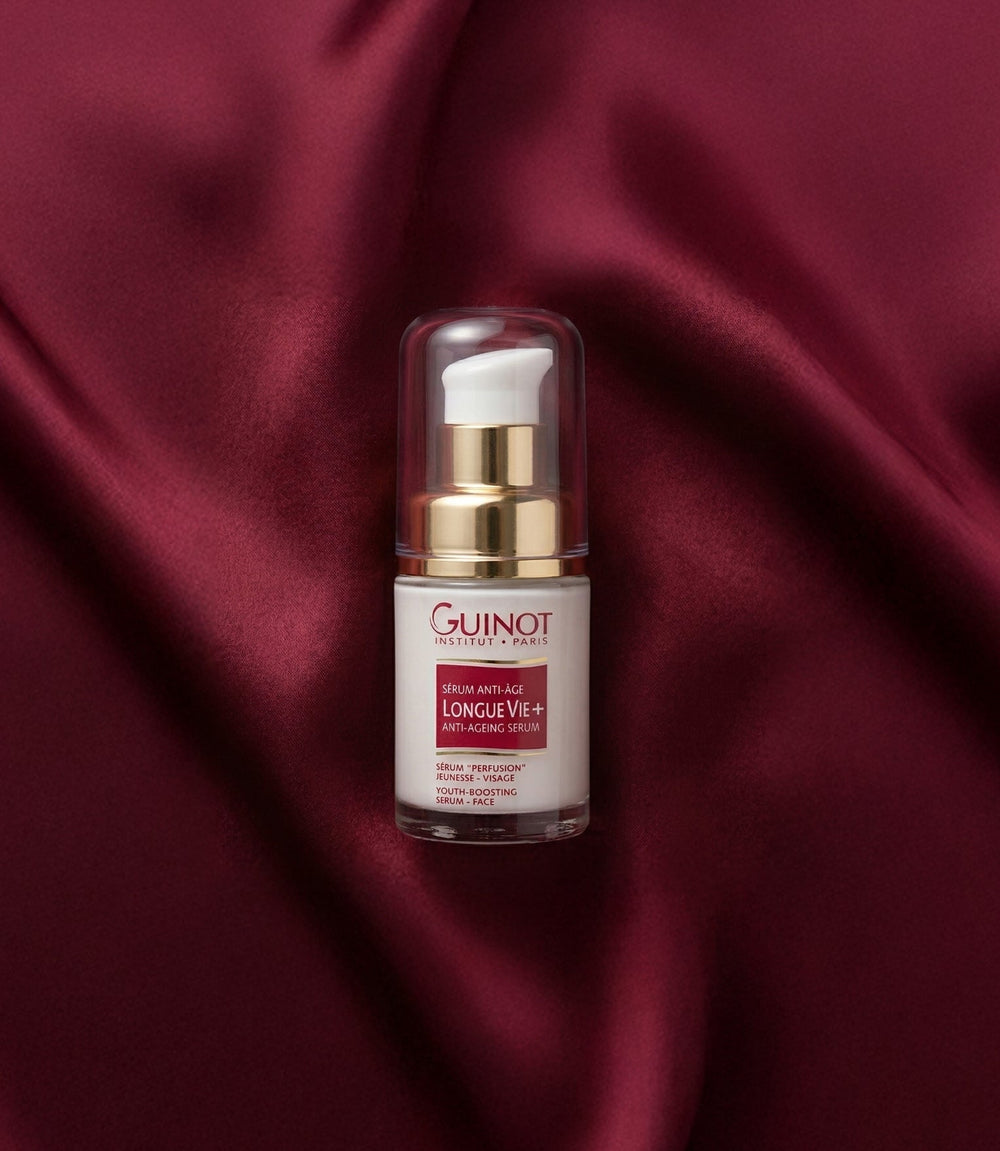 Spend $59 on Guinot and receive a FREE Longue Vie+ Anti-Ageing Serum 10ml