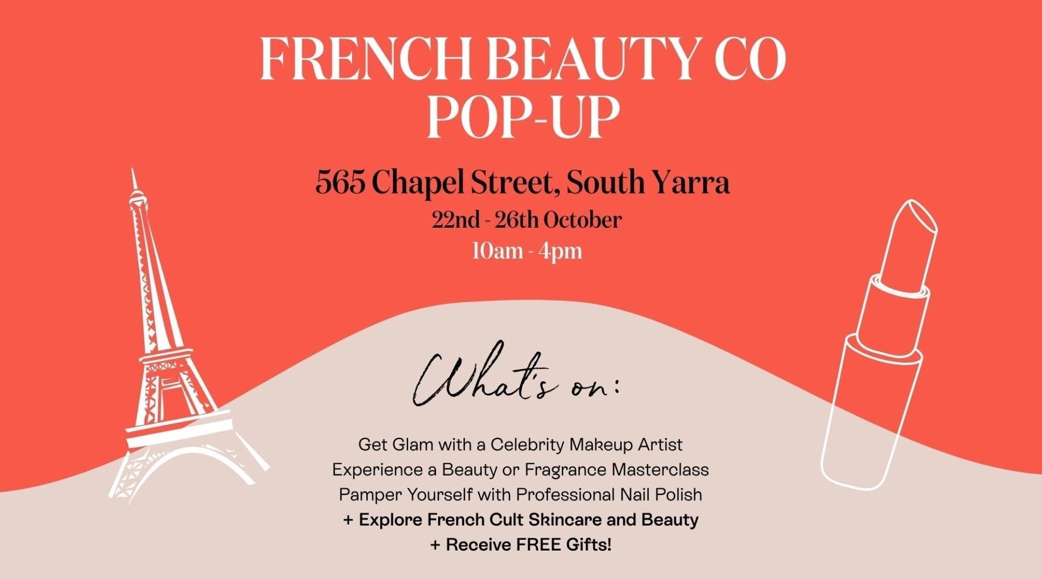 You’re invited to the French Beauty Co Pop-up event - French Beauty Co.
