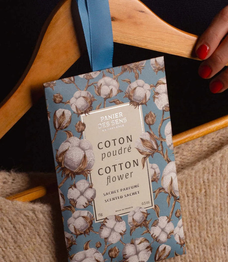 Cotton Flower Scented Sachet 15g, Panier Des Sens, French Beauty Co