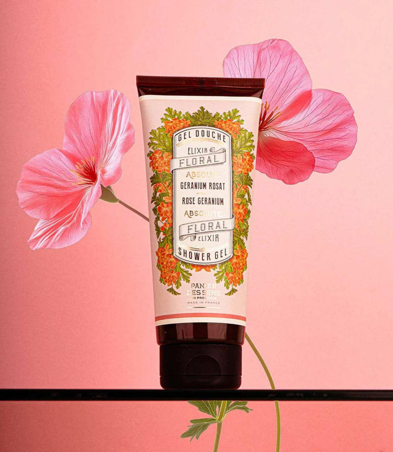 Rose Geranium Shower Gel 200ml, French Beauty Co