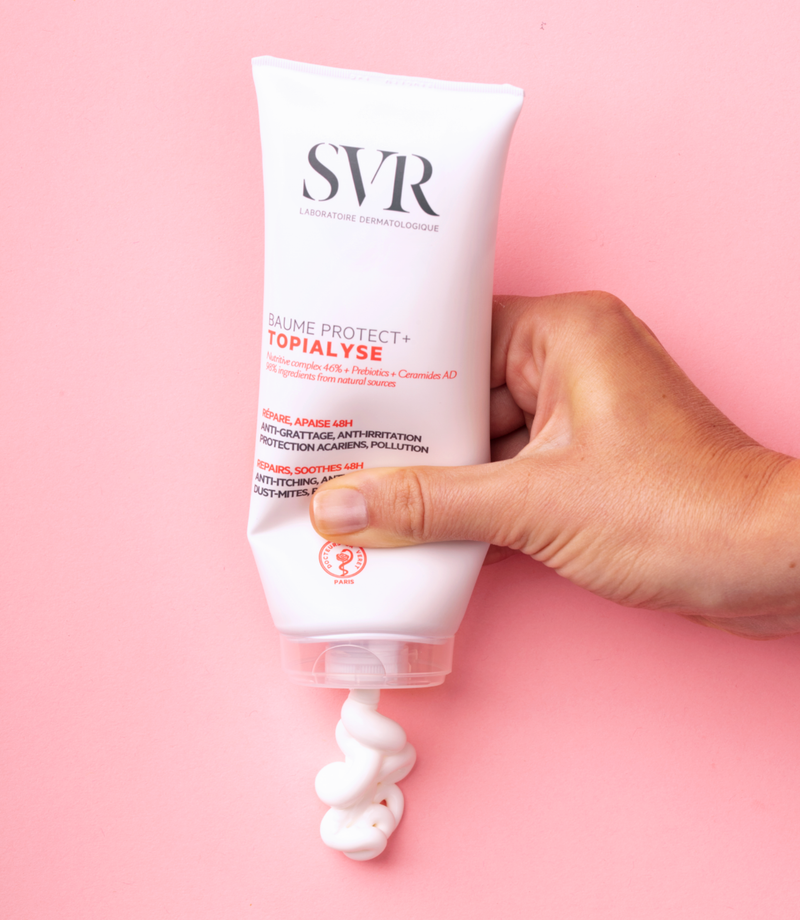 SVR TOPIALYSE Protect+ Balm 200ml, French Beauty Co, texture