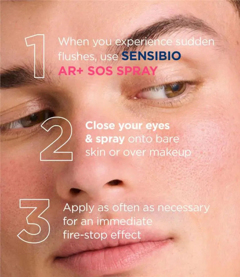 Sensibio AR+ SOS Spray Soothing Anti-Redness Mist 70ml, French Beauty Co