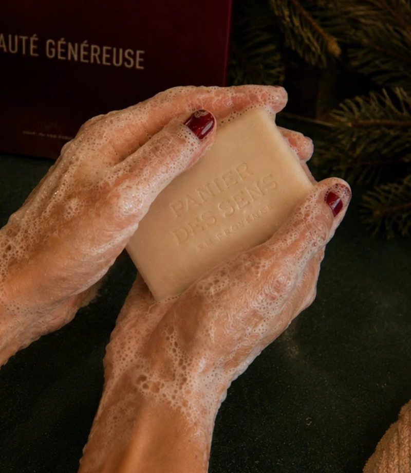 Xmas Precious Wood Scented Soap 200g, Panier Des Sens, French Beauty Co