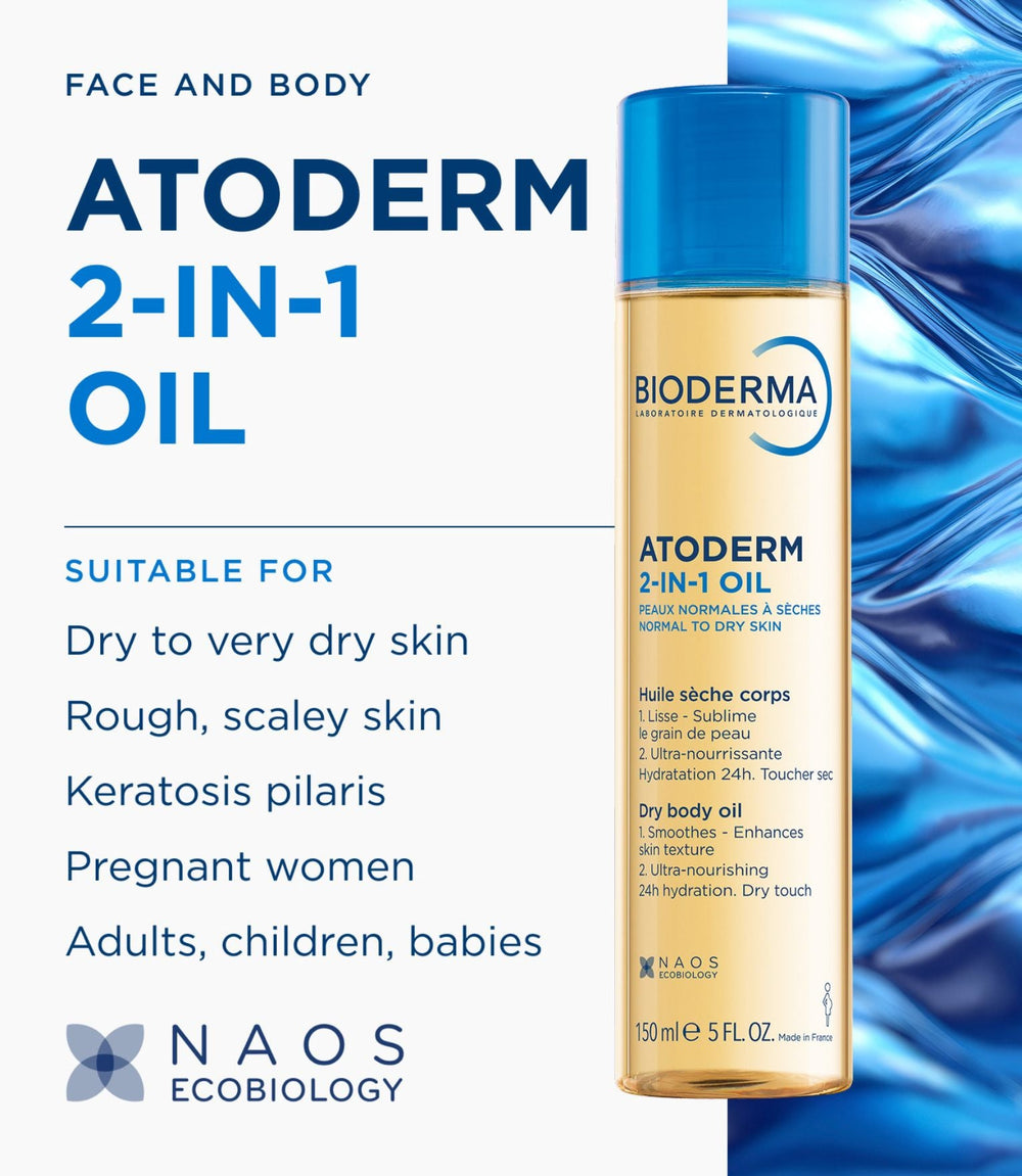 Atoderm 2-in-1 Oil Dry Body Oil 150ml