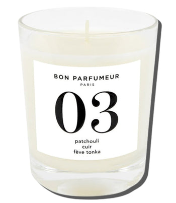 Candle 03: Patchouli, Leather & Tonka Bean 180g