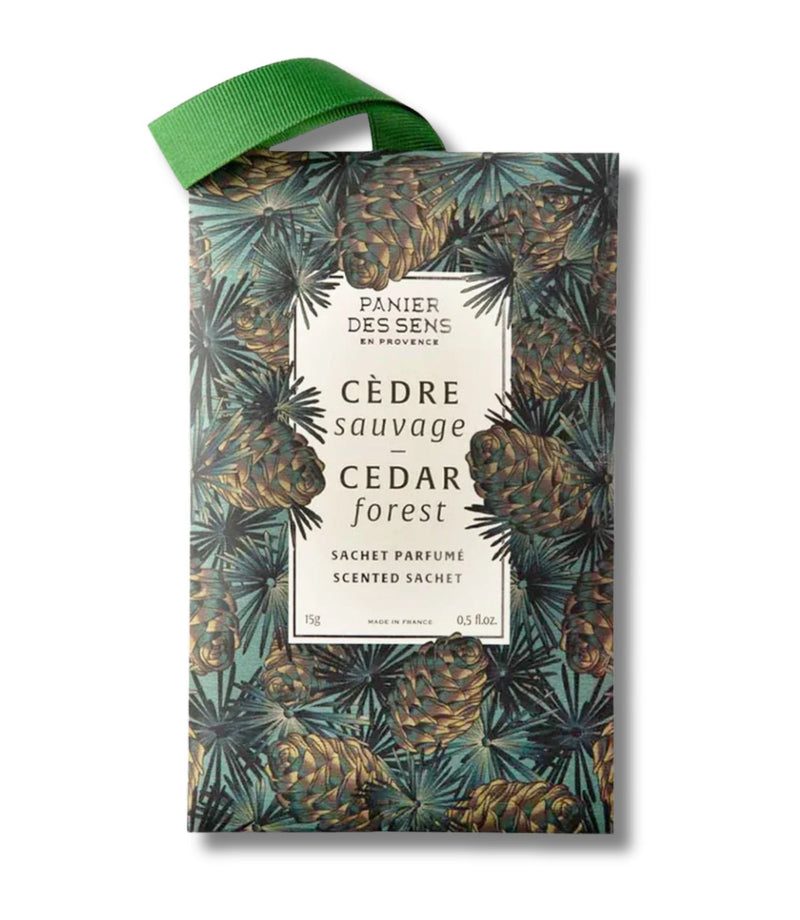 Cedar Forest Scented Sachet 15g - French Beauty Co.Panier des Sens