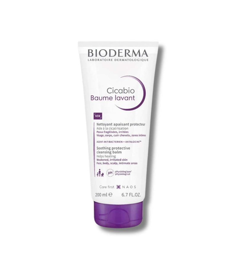 Cicabio Soothing Protective Cleansing Balm 200ml - French Beauty Co.Bioderma