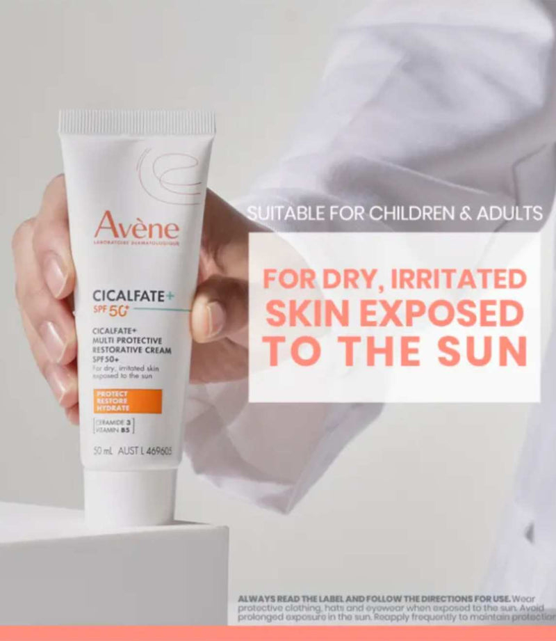 Cicalfate+ Multi Protective Restorative Cream SPF50+ 50ml - French Beauty Co.Avene