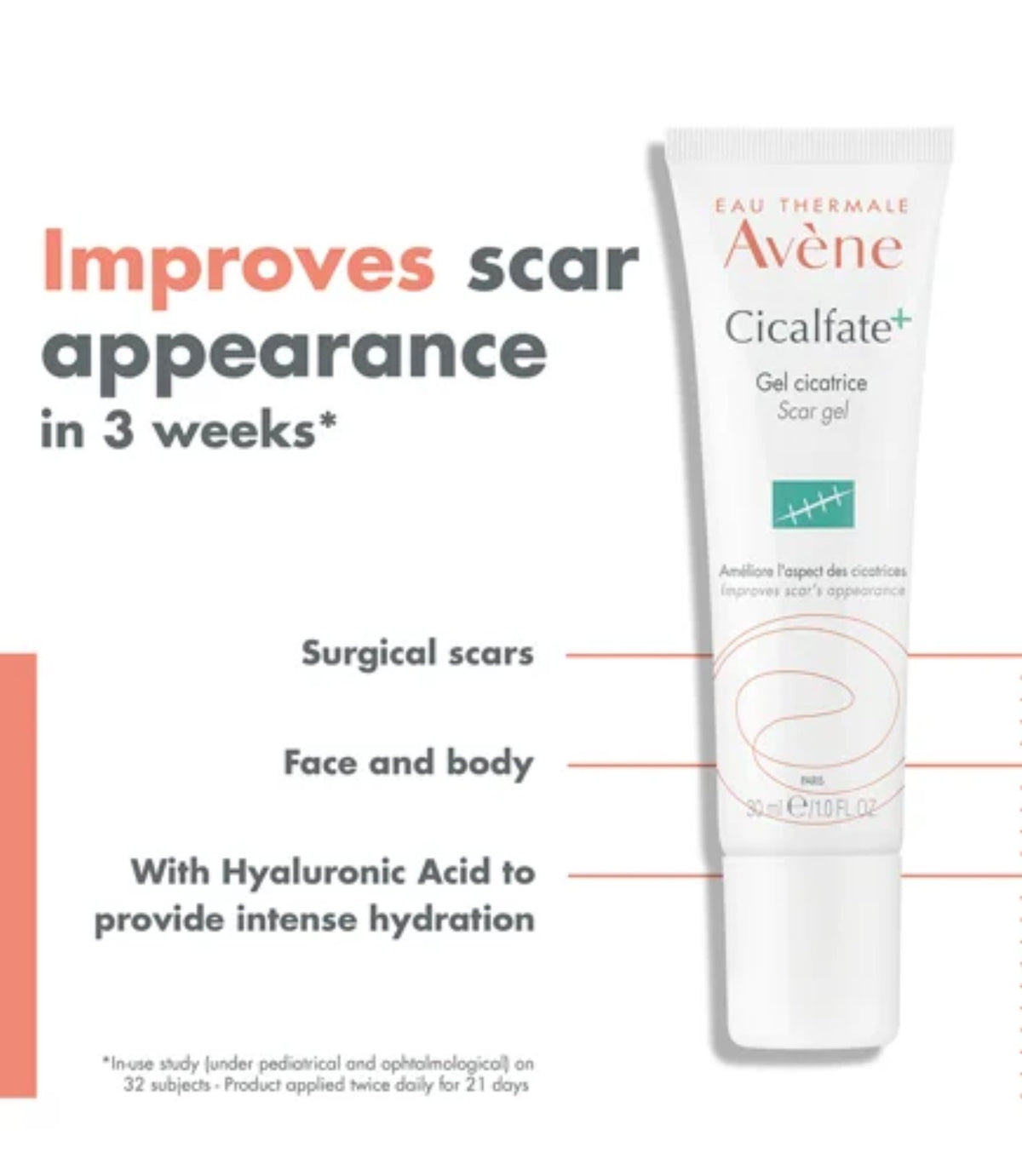 Avene Cicalfate Scar Gel 30ml - Buy Online In Australia - Chemist Direct