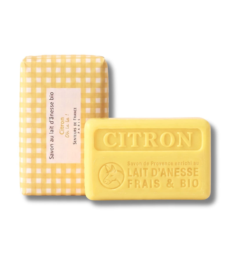 Donkey Milk Soap - Lemon Vichy 100g - French Beauty Co.Senteurs de France