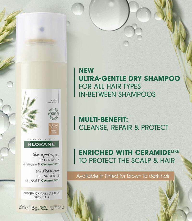 Dry Shampoo with Oat and Ceramide Tinted 250ml