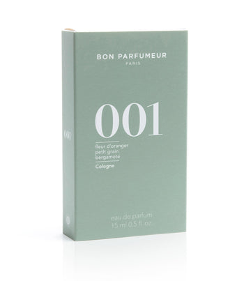 Eau de Parfum 001 Cologne: Orange Blossom, Petitgrain and Bergamot 15ml