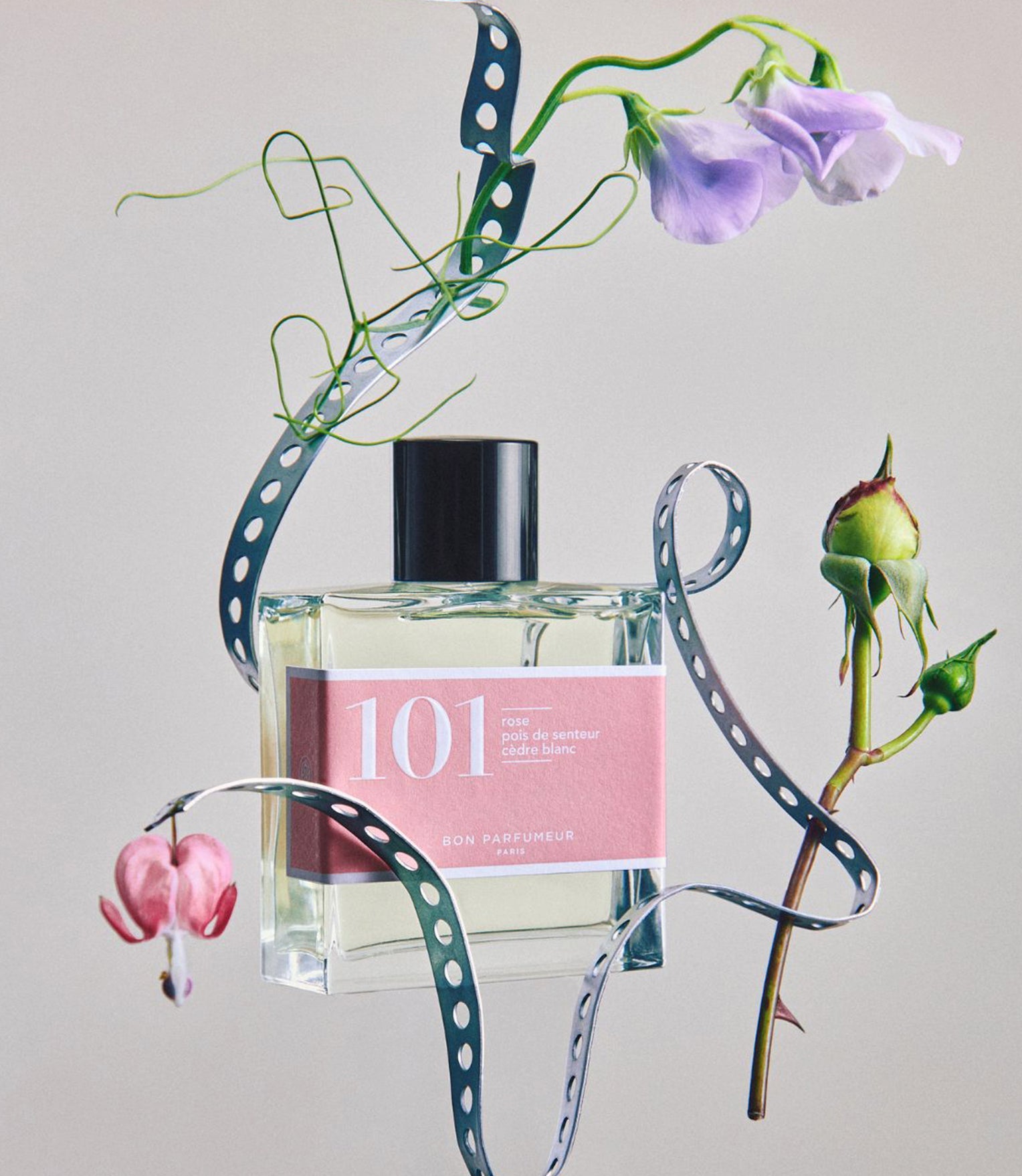 Eau de Parfum 101 Floral: Rose, Sweet Pea and White Cedar - French Beauty  Co.