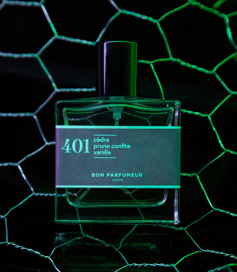 Eau de Parfum 401 Oriental: Cedar, Candied plum and Vanilla 30ml