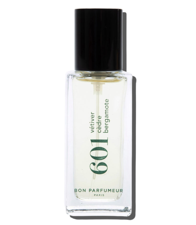 Eau de Parfum 601 Woody: Vetiver, Cedar and Bergamot 15ml