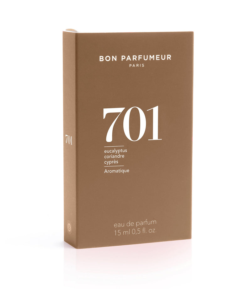 Eau de Parfum 701 Aromatic: Eucalyptus, Coriander and Cypress 15ml