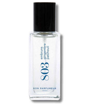 Eau de Parfum 803 Aquatic: Sea Spray, Ginger, Patchouli 15ml