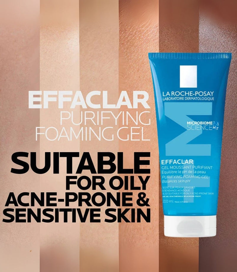 Effaclar Purifying Foaming Gel Cleanser for Oily Skin 400ml - French Beauty Co.La Roche Posay