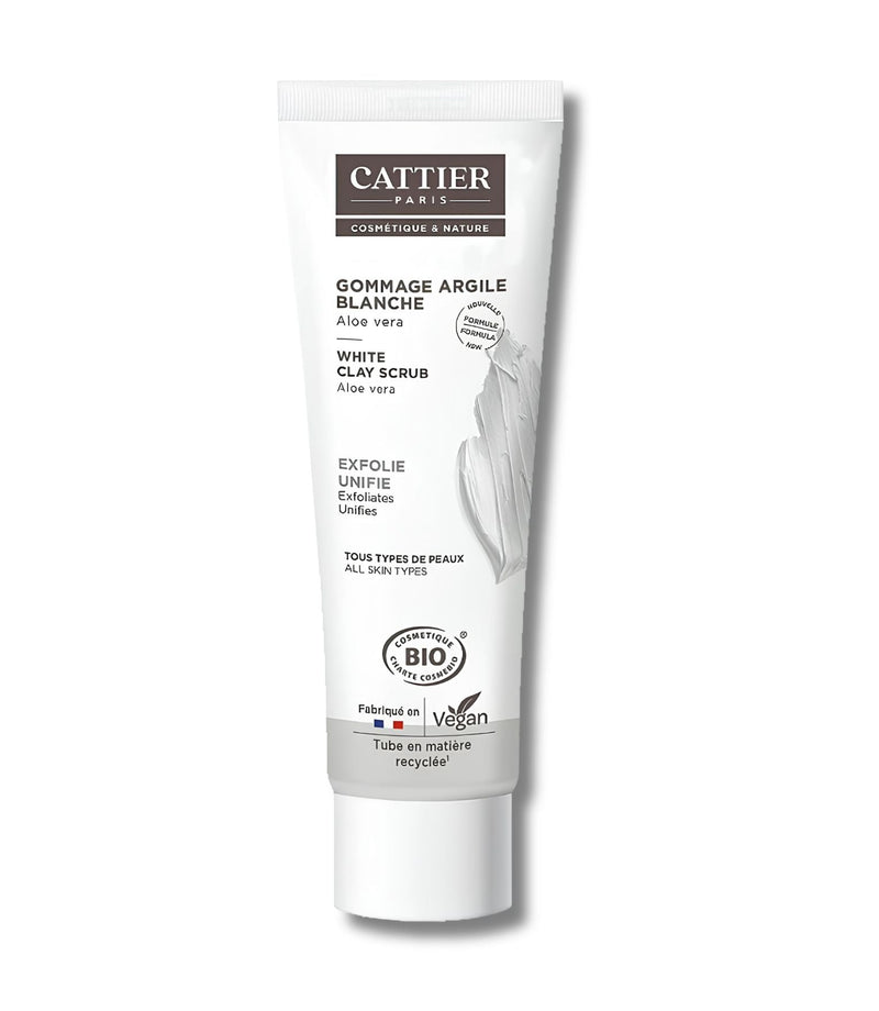 Gentle White Clay Scrub 100ml - French Beauty Co.Cattier