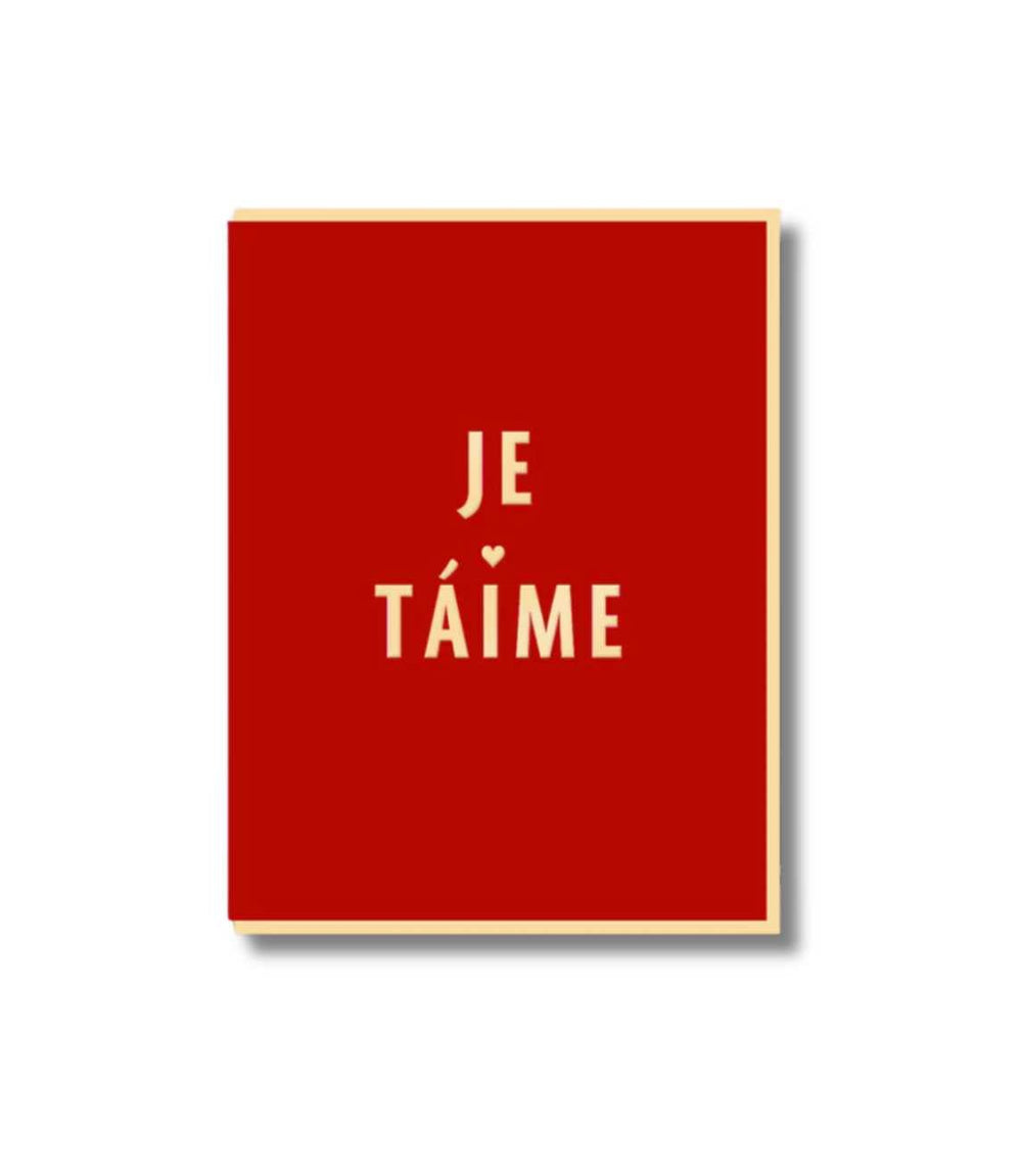 Greeting Card - Je T'aime