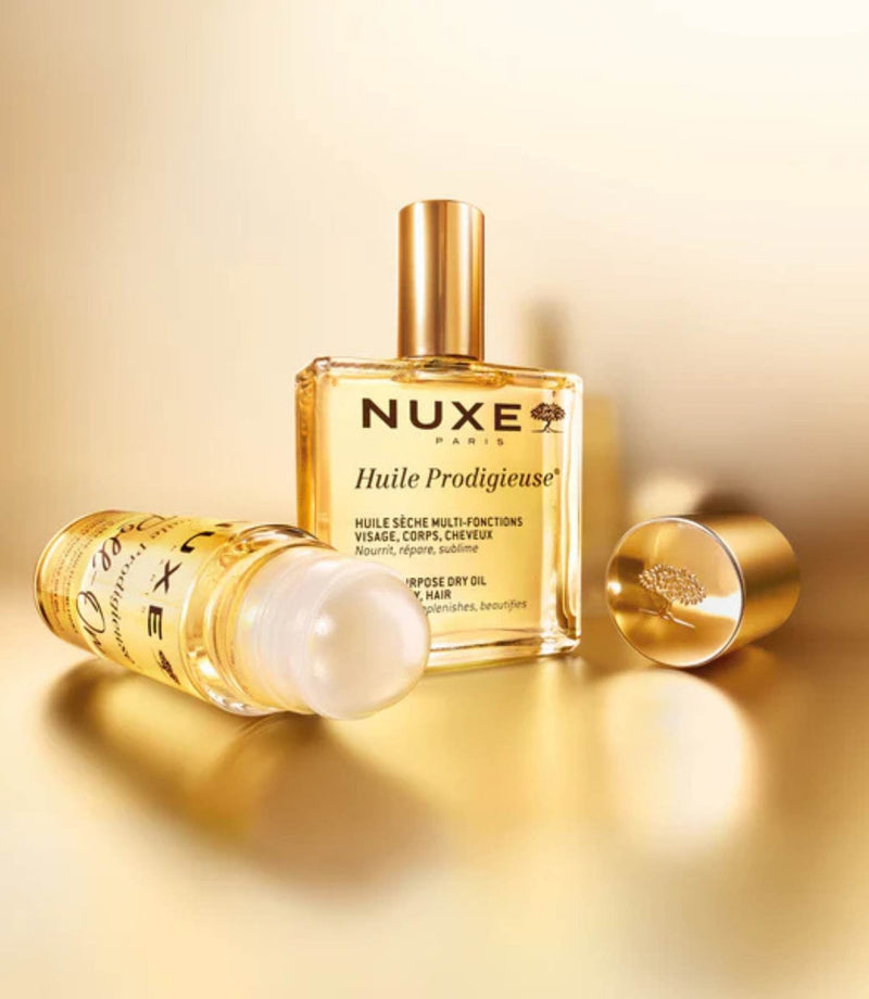 Huile Prodigieuse Roll - On Multi - Purpose Dry Oil 60ml - French Beauty Co.Nuxe