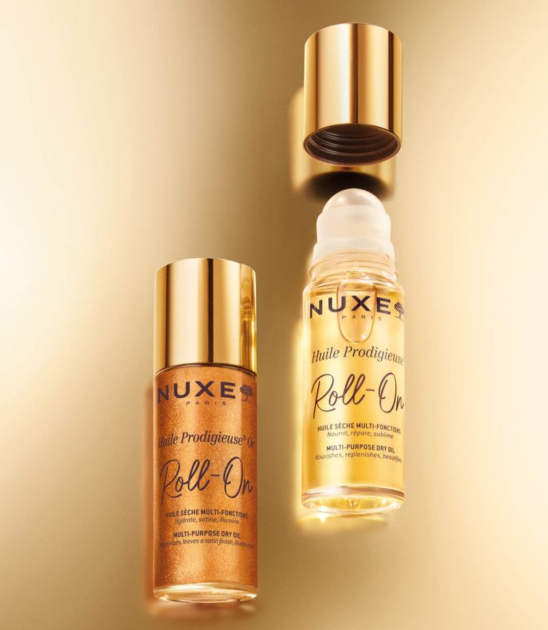 Huile Prodigieuse Roll - On Multi - Purpose Dry Oil 60ml - French Beauty Co.Nuxe