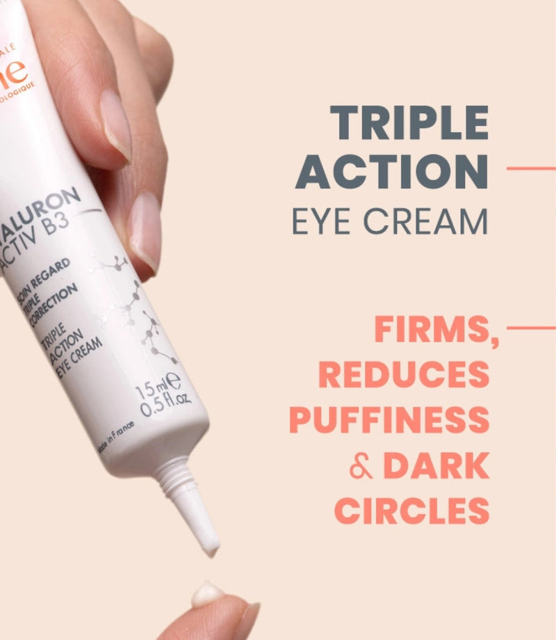 Hyaluron Activ B3 Triple Action Eye Cream 15ml - French Beauty Co.Avene