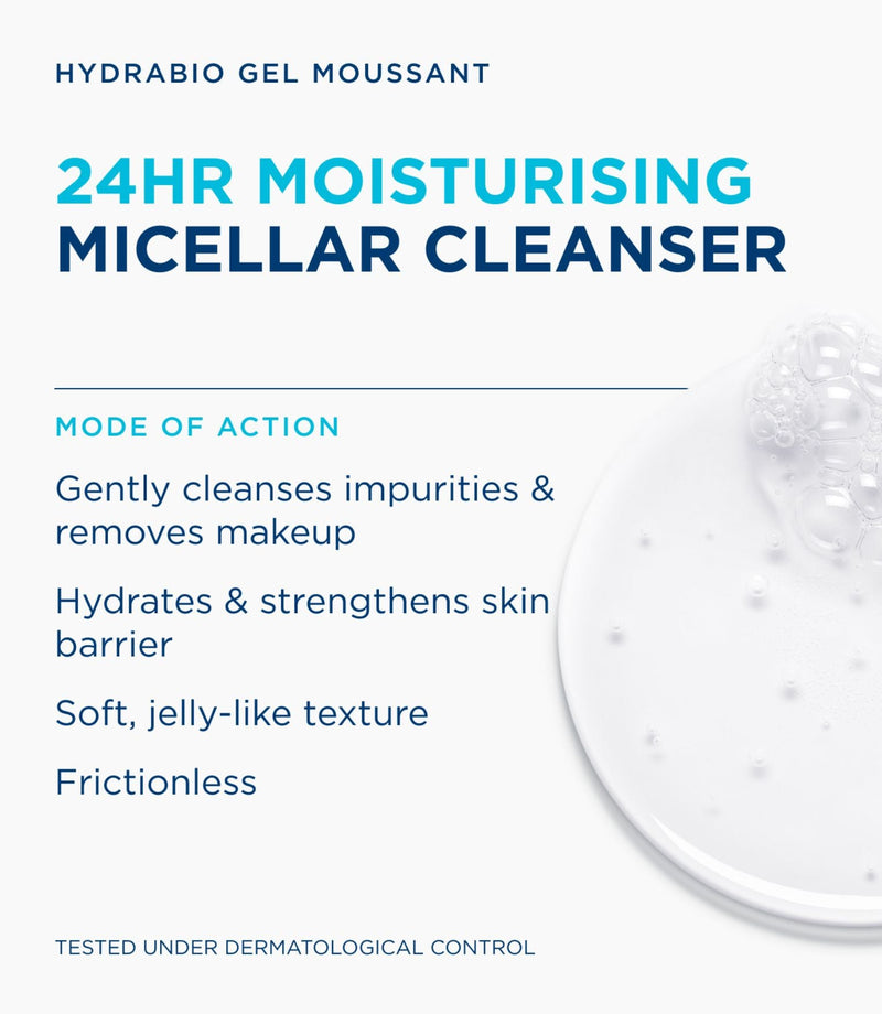 Hydrabio Gel Moussant 400ml - French Beauty Co.Bioderma