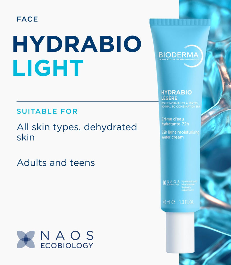 Hydrabio Light Cream 40ml - French Beauty Co.Bioderma