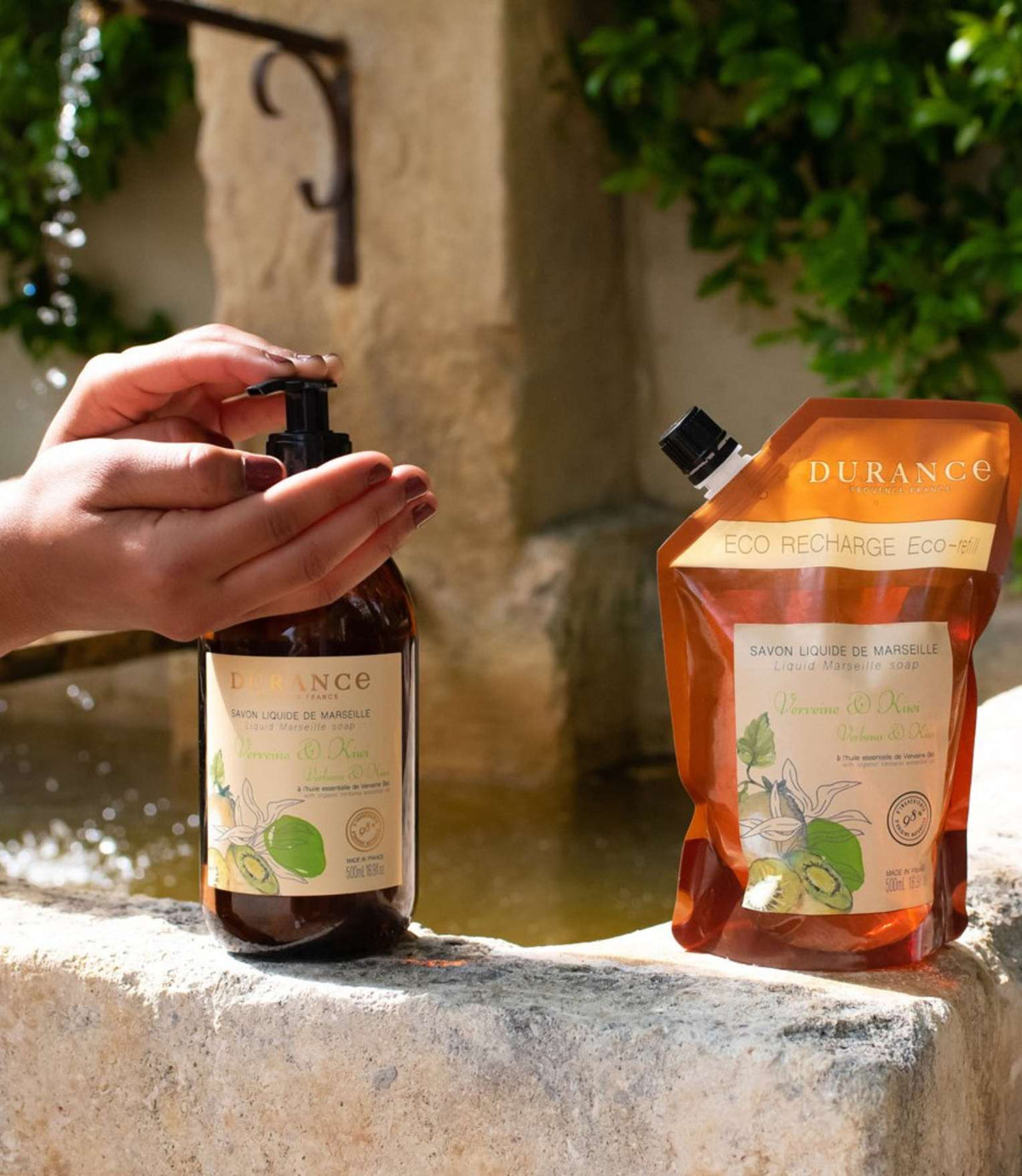 Liquid Marseille Soap - Verbena & Kiwi 500ml