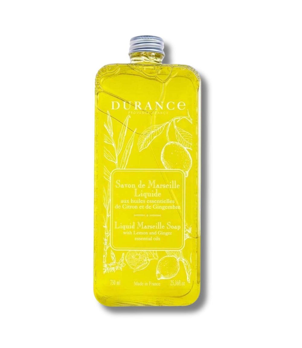 Liquid Marseille Soap with Lemon and Ginger Essential Oil 750ml