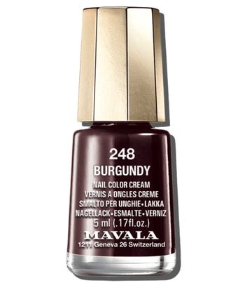 Mini Color Nail Polish - BURGUNDY 5ml