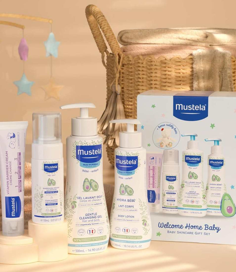 Mustela Welcome Home Baby Skincare Gift Set - French Beauty Co.Mustela
