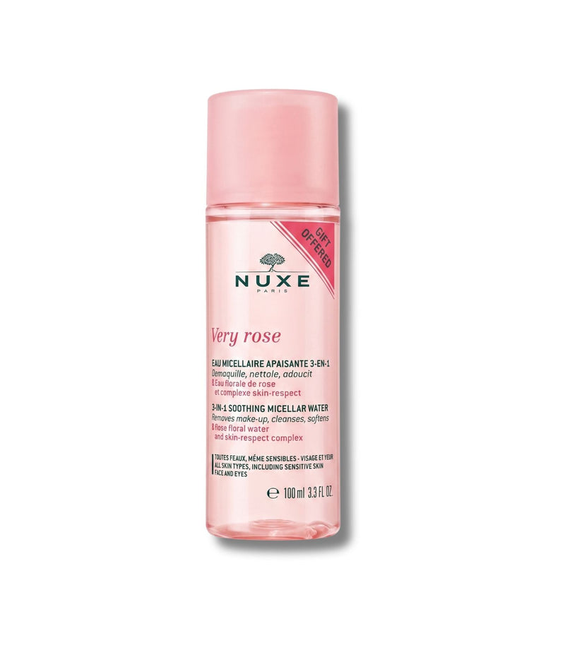 NUXE Very Rose 3-in-1 Soothing Cleansing Micellar Water 100ml - GWP - French Beauty Co.Gift with Purchase