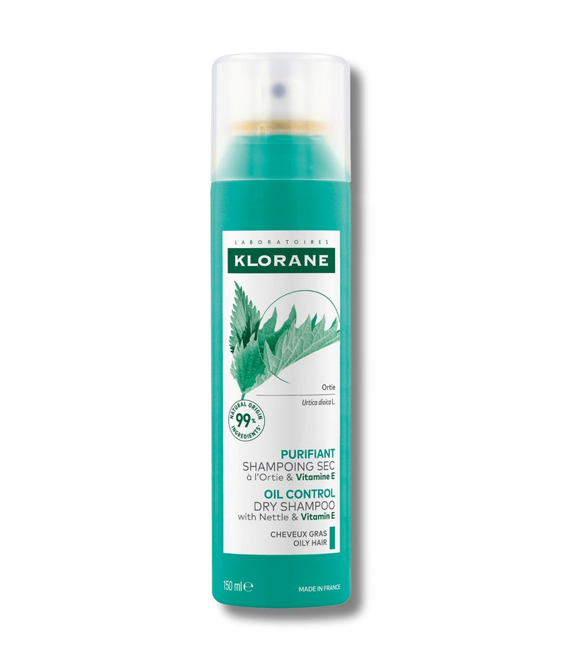 Oil Control Dry Shampoo with Nettle and Vitamin E 150ml - French Beauty Co.Klorane