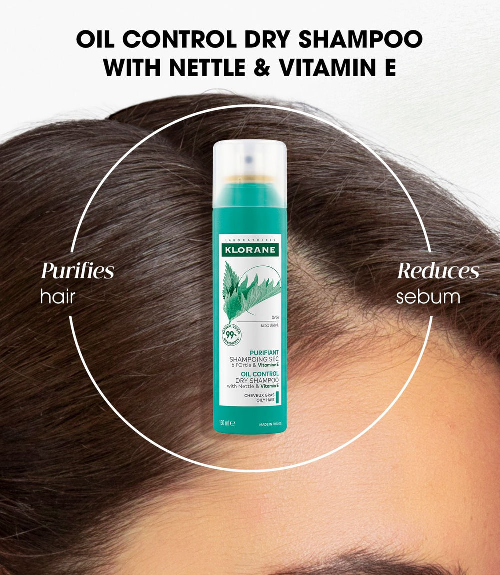 Oil Control Dry Shampoo with Nettle and Vitamin E 150ml