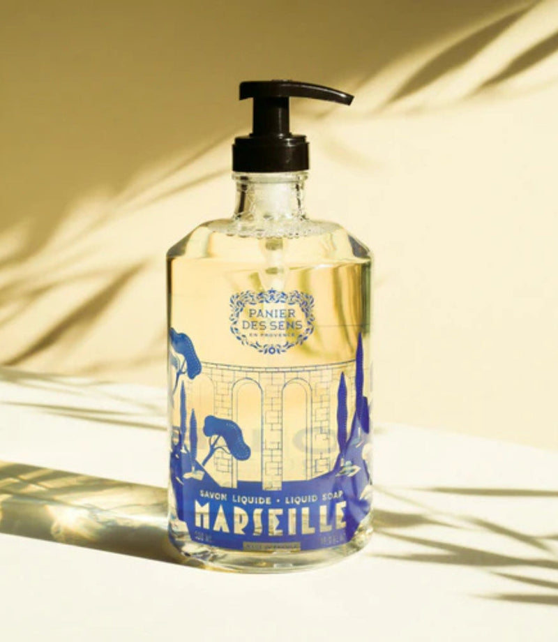 Olive Liquid Marseille Soap Limited Edition Blue 500ml - French Beauty Co.Panier des Sens