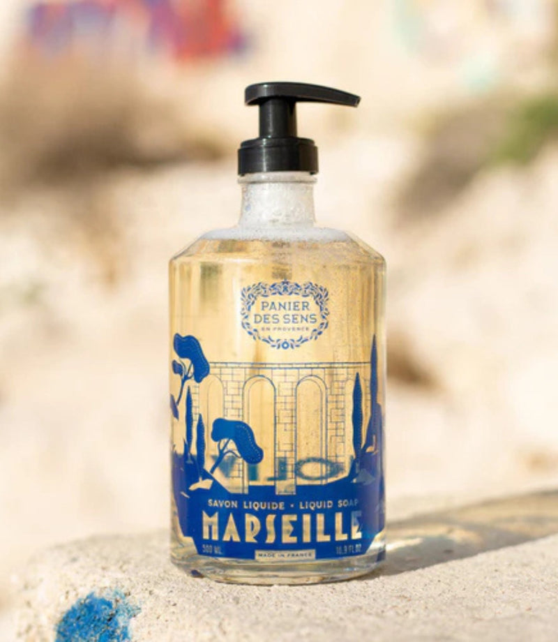 Olive Liquid Marseille Soap Limited Edition Blue 500ml - French Beauty Co.Panier des Sens