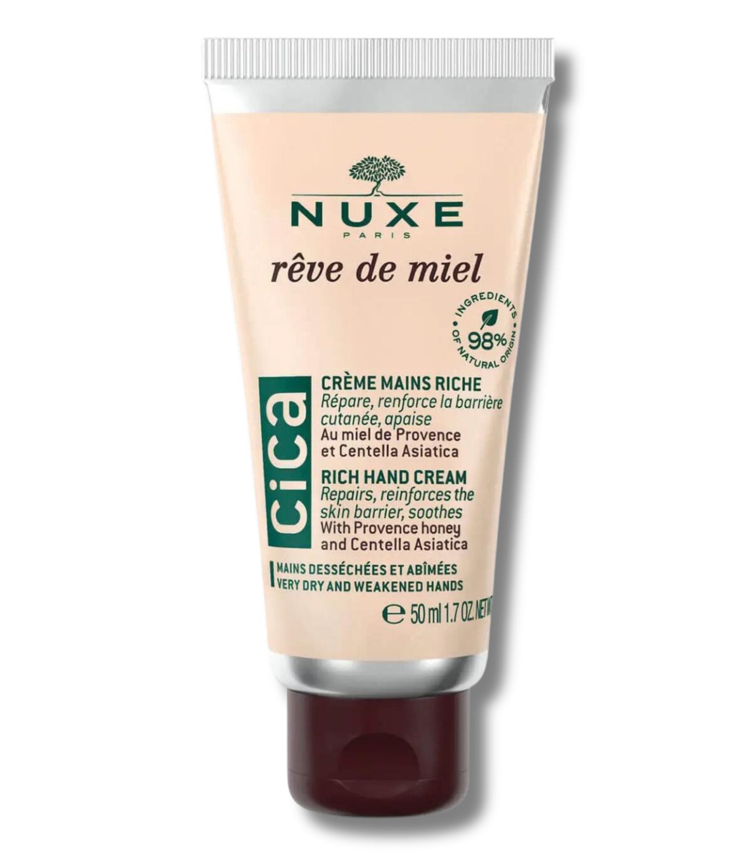 Nuxe Reve de Miel Cica Rich Hand Cream 50ml | French Beauty Co.