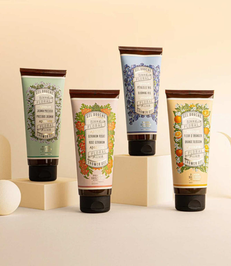 Rose Geranium Shower Gel 200ml - French Beauty Co.Panier des Sens