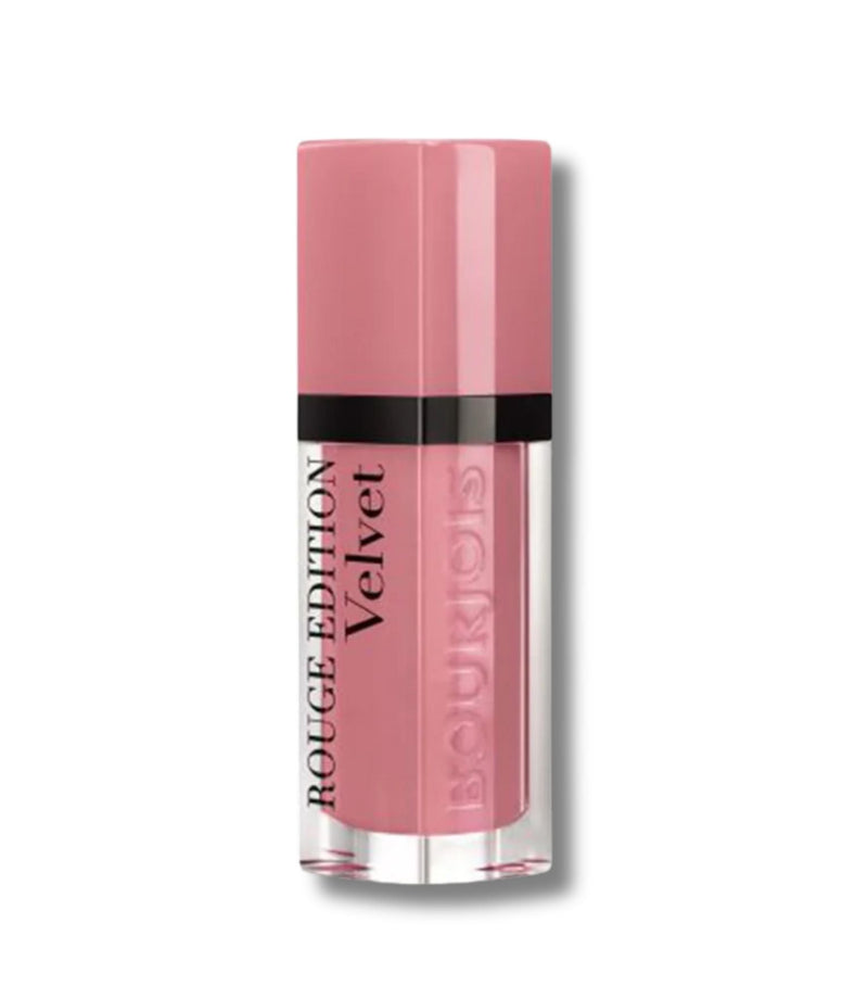 Rouge Edition Velvet Liquid Lipstick - 10 Don't Pink of It! - French Beauty Co.Bourjois