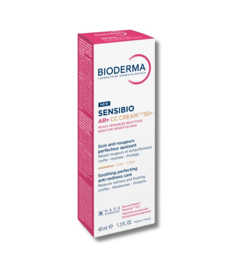 Sensibio AR+ CC Cream SPF50+ 40ml - French Beauty Co.Bioderma