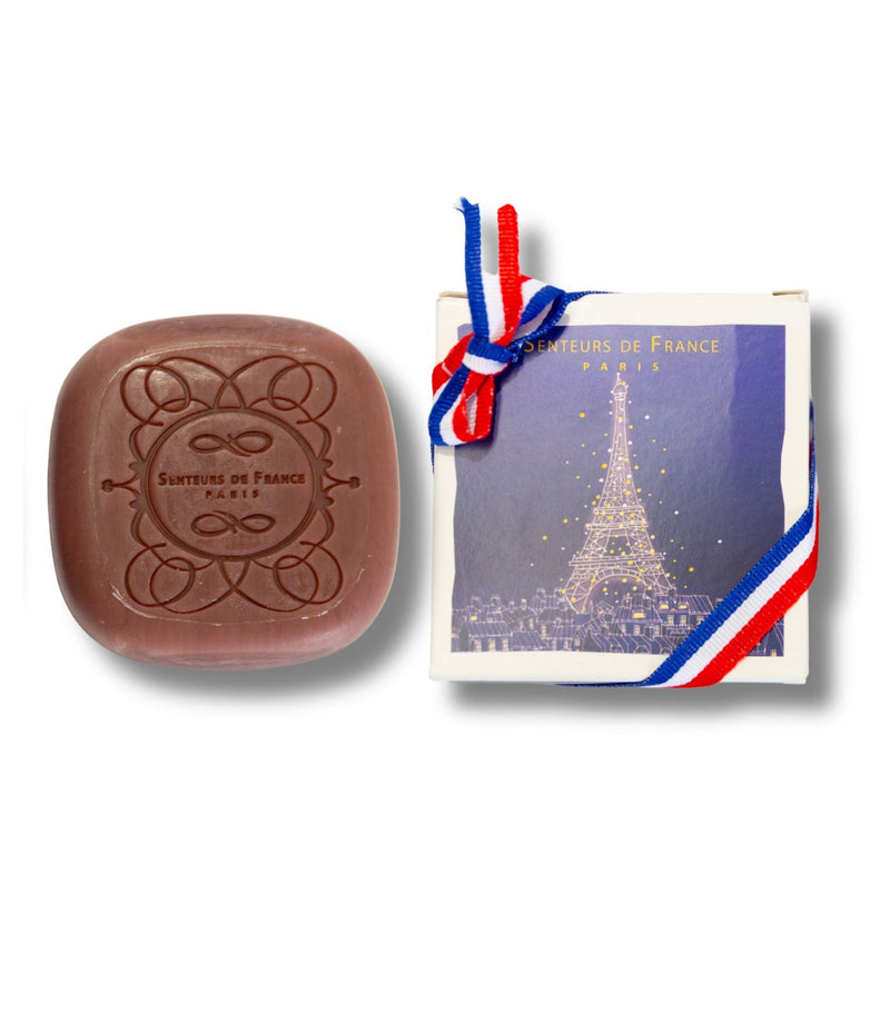 Shea Butter Soap - Eiffel Tower Amber 100g - French Beauty Co.Senteurs de France