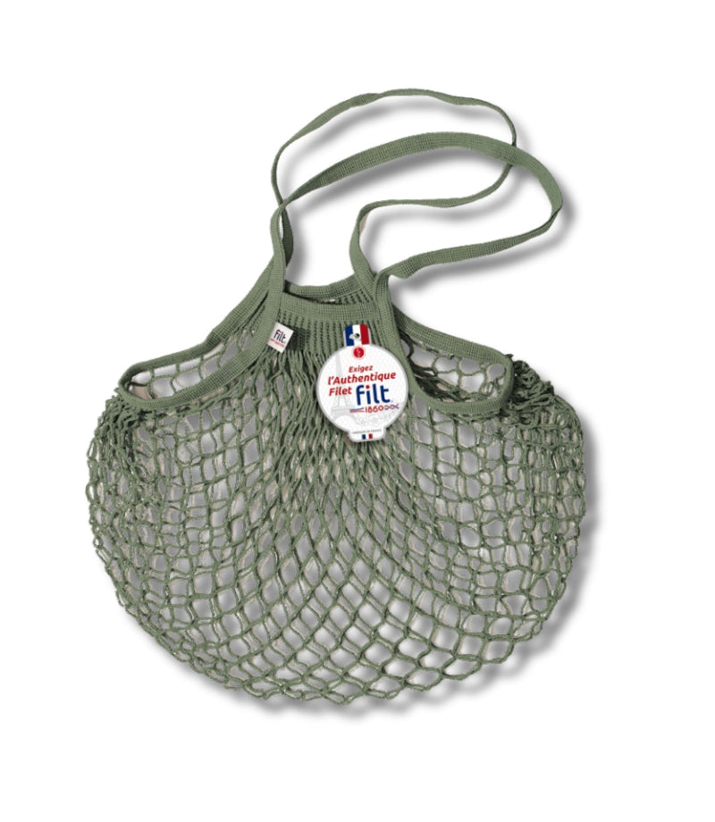 Small Net Shopping Bag Long Handle - Scout - French Beauty Co.Filt